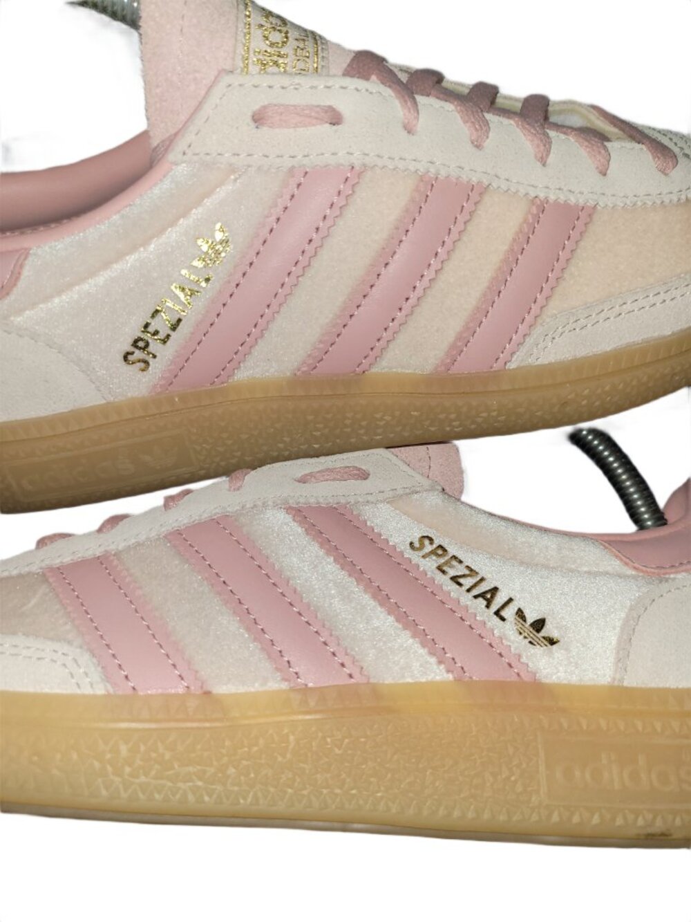 Adidas Handball Spezial Wonder Quartz Pink Tan Gum Sneakers ♀️ Women's Size 8.5 - Picture 11 of 16